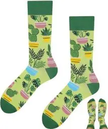 Produktbild: TODO Socken Pflanzen Damen 39-42 und Socken Garten Herren 39-42, Pflanzen Socken Blumen, Funny Socks Rainbow (39-42, Plant)