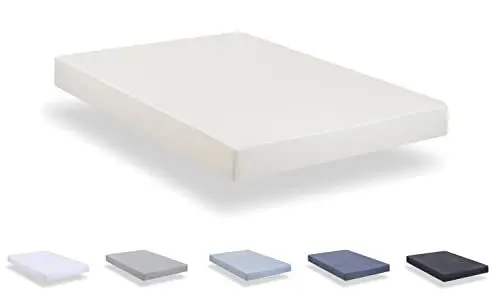 Produktbild: Todocama Spannbettlaken aus gebürsteter Mikrofaser, extra weich, 80 x 190/200 cm, Beige