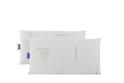 Produktbild: Todocama - Memory-Kissen, Aloe Vera, 2 Stück, 70 cm, Weiß