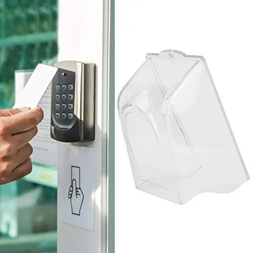 Produktbild: Toegangscontrole Transparente Regenschutzabdeckung Für Villa-Zugangskontrolle, Fingerabdrucksperre, Anwesenheitsautomatik, Video-Türklingel, wasserdichte Regenschutzhülle