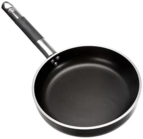 Produktbild: Töpfe Agnelli Alblack Pan Aluminium, Stärke 5 mm, 10 mm Induktions Fund, 24 cm