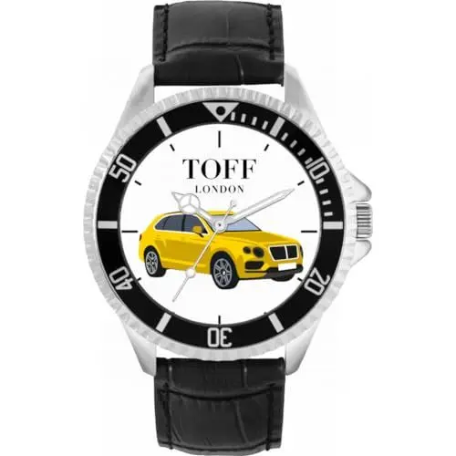 Produktbild: Toff London Gelbe 4x4-Luxusuhr TLWL-1692
