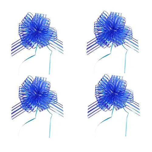 Produktbild: Tofficu Großes Garn-zugschleifen-Set 10 Stück Blumenbänder Schleife Hochzeitsschleifen Dekoration Zugschleife Für Die Hochzeit