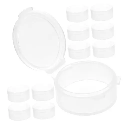 Produktbild: Tofficu 10st Durch Mini-ohrstöpsel Stecker Transparent -Espresso Sehen Essbar Multi Guiro Kleinigkeit Kugel Nachfüllung Trichter Ohrhörer Gehörschutzstöpsel Weiß