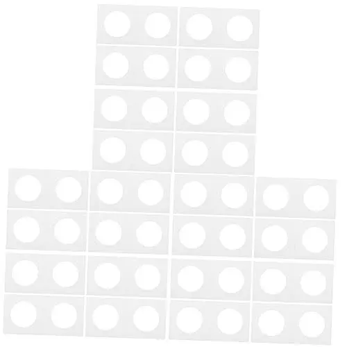 Produktbild: Tofficu 1200 Stück Münz Büroklammer Münzsammelzubehör Papphalter Münzsammelzubehör Münzhalter Papp Flip Münzsammelhalter Münzbehälter Münzen Weiß