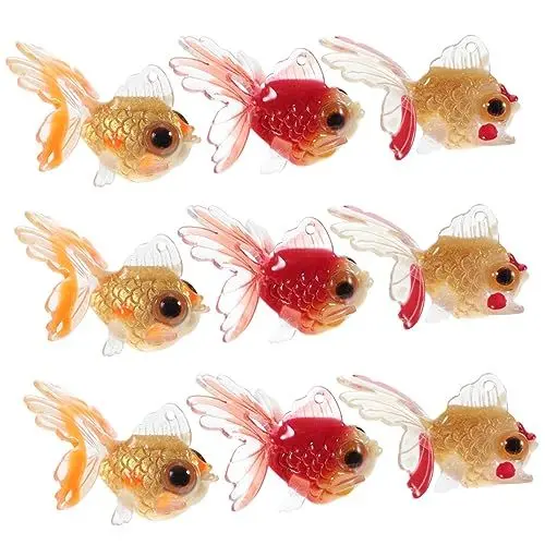 Produktbild: Tofficu Einzigartige Charms 12 Stück Harz Fisch- Für Die Herstellung Von Schmuck Halsketten Armbändern Und Ohrringen