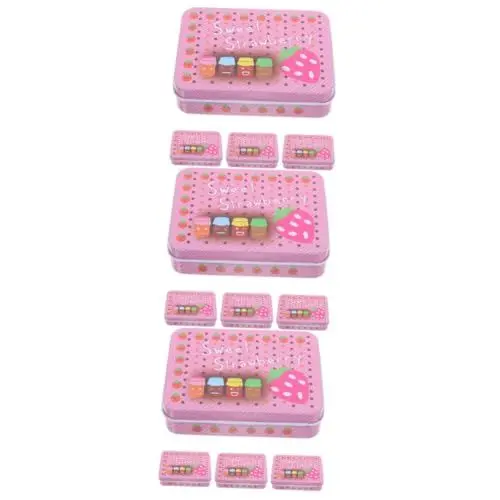 Produktbild: Tofficu 12 Stück Weißblechbox Für Spielkarten Sammelkarten Organizer Gaming Halter Baseball Karten Organizer Kartenspiel Aufbewahrung Weißblech Etui Für Karten Baseball Karten