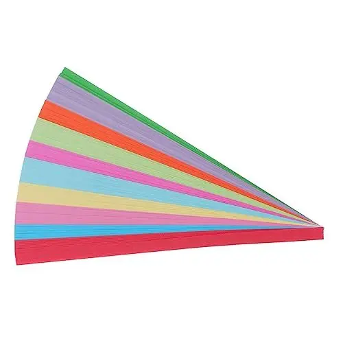 Produktbild: Tofficu 1500-teiliges Quilling-set für Anfänger Streifenstern-origami Origami-streifen Bastelpapierstreifen Handarbeitspapier