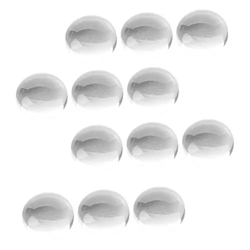 Produktbild: Tofficu Glas-patch-schmuck – 200 Stück Runde Glas-patches Zum Basteln Perfekt Für Halsketten Und Zum Herstellen