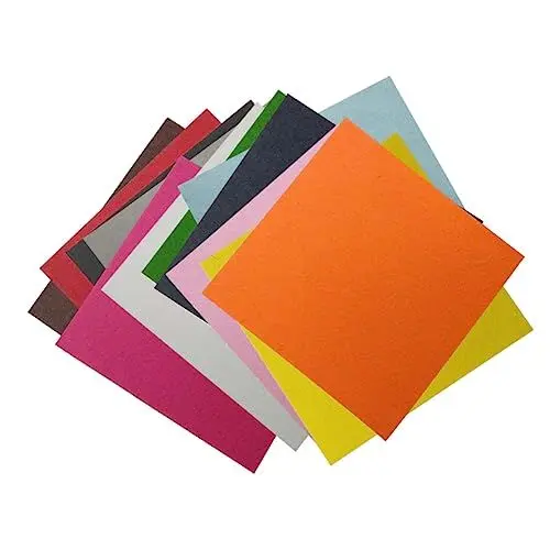 Produktbild: Tofficu 1 Satz Filzscheiben Filzstoffbündel Quadrate Aus Filzstoff Filzaufkleber Selber Machen Filzstoff Nähen Buntes DIY Filztuch DIY Filzstoff Klebriger Filzstoff Filz-Aufkleber 12st
