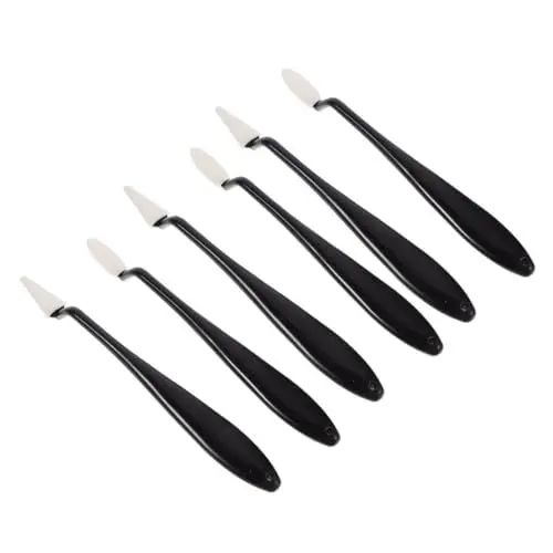 Produktbild: Tofficu 1 Satz Mischstäbe Radierer Stift Eraser Pen Malerei Zubehör Set Künstler Stifte Spülmaschine Make-up-schwammhalter Gel Werkzeug Kunst-mixer Skizze Zeichnen Stümpfe Pp Black 6 Stück