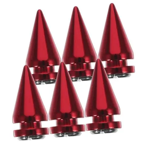 Produktbild: Tofficu Metallkegel-nieten-set Punk-nieten-spikes-set 6-teilig Dekorative Kleidungs-spikes Für Projekte