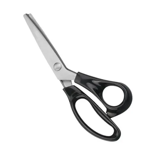 Produktbild: Tofficu Schneiderschere Zackenschere Mit Edelstahlklingen Für Stoffe Futter Papier Und Handwerk Professionell Und Geeignet Anatomische Griffe