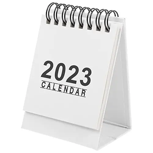 Produktbild: Tofficu 2023 Stehender Kalender kleine Staffeleien Tischkalender Bürodekoration Taschenkalender Desktop-Kalender Planungskalender einfach Notizbuch Planer schmücken Arbeit Schreibtisch