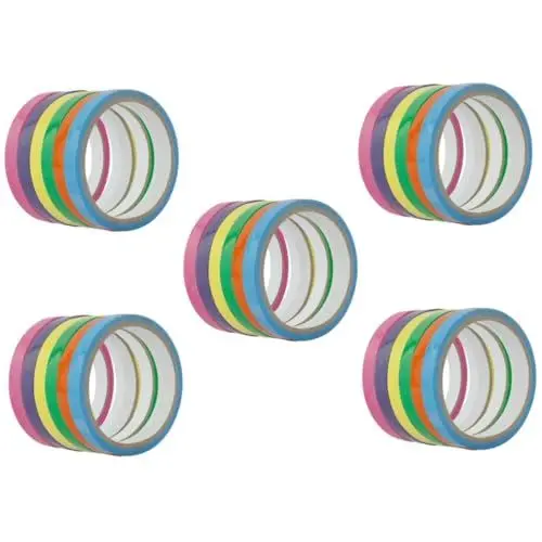 Produktbild: Tofficu 30 Rollen Tape-Dekompressionsball Dekompressions-Klebebänder Spielzeug Rollende Bandkugeln stucky Balls tapeband farbige bänder selber Machen farbiges BOPP