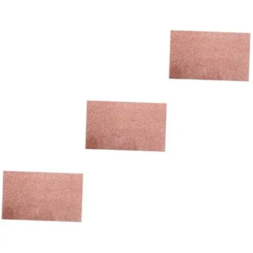 Produktbild: Tofficu 3 Blätter Glitter-schriftzugfolie Wärmeübertragungsfolie Selber Machen Wärmeübertragungsfolie Für Kleidung Glitzerndes Wärmeübertragungsvinyl Heißprägefolie T-Shirts Golden Pu