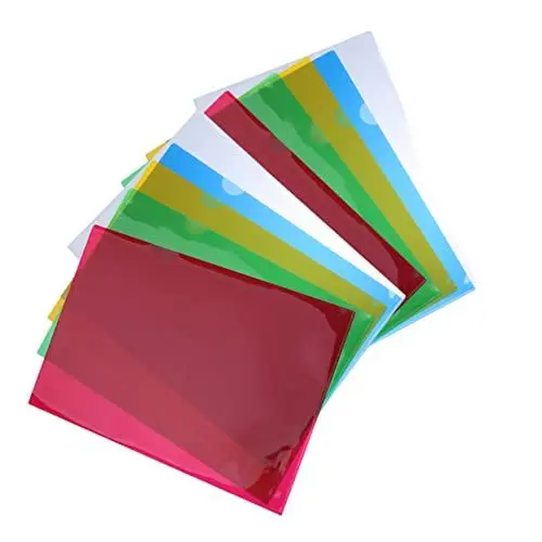 Produktbild: Tofficu 40 Stück Clipfolder Klemmbretter Glatte Kanten A5-papierhalter Kunststoff-memo-ordner L-förmiges Brett Für Das Schulbüro