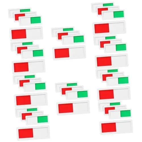 Produktbild: Tofficu 10sets Sichtbar Besetzt Zeichen Konferenz Verfügbar Tür Nicht Stören Slider 4 Stücke * 10