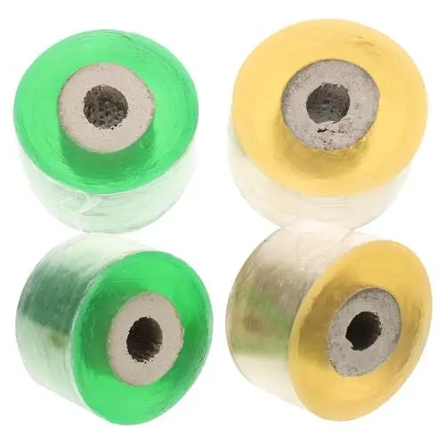 Produktbild: Tofficu 4 Rollen Dehnbares Pflanzenband für Gartenarbeit Grafting Tape für Obstbäume und Pflanzenpflege für Anpflanzen und Pfropfen Schützt und Fördert das Pflanzenwachstum