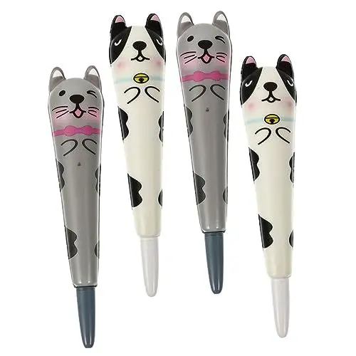 Produktbild: Tofficu 4 Stück Stress-Stift gel schreibstifte gel ink pen stifte lustig kawaii pens Gel Stifte Nachricht Stifte Business-Stift Studenten Tintenstifte bezaubernde Gelstifte Schwamm