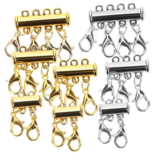 Produktbild: Tofficu 8St Schmuck Magnetschnalle Halskettentrenner Kettenverschlüsse für Lagenlook schmuckverbinder verschlüsse für halsketten Schmuckschichtverschlüsse Multi-Halskettenverschluss