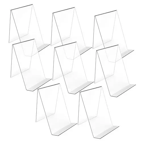 Produktbild: Tofficu Vielseitig Einsetzbarer 8-teiliger Zeitschriftenhalter Aus Acryl Buchständer Leicht Zu Reinigen Büro-dokumentenständer