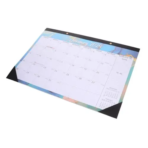 Produktbild: Tofficu 2024 Englischer Monatskalender Büro-wandkalender Monatsplaner Internationale Feiertage