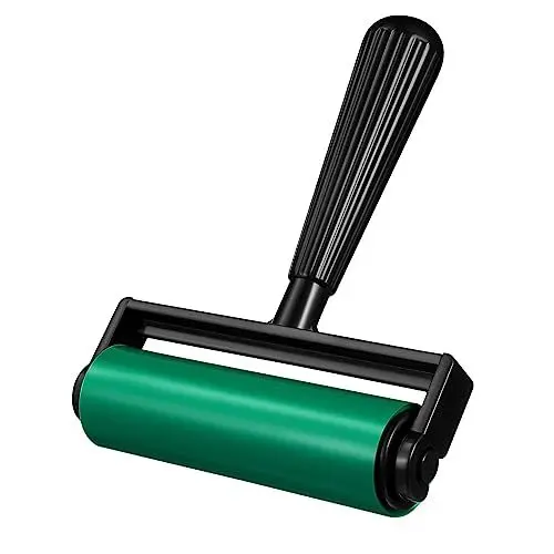 Produktbild: Tofficu Gummibrause Stempelwerkzeug Farbwalzenwerkzeug Brayer Walzen Für Tapetenrolle Werkzeuge Tintenstempelwalze Kleber Farbwalze Zum Drucken Brayer-Rolle Malen Weiches Gummi Applikator