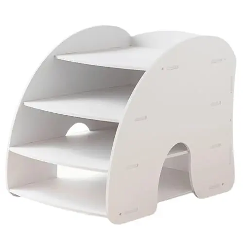 Produktbild: Tofficu Mehrschichtiger Schreibtisch-datei-Organizer Dokumenten-Speicher-Rack Mit Hoher Kapazität Für Bürobedarf Und Zeitschriftenablagehalter