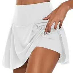 Produktbild: Tofox Tennisrock Damen 2 in1 Sport Leggings mit Rock Tennisrock Tennis Golf Sport Rock