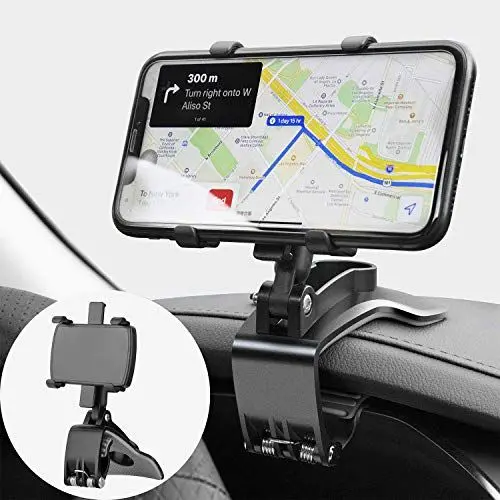 Produktbild: TOFURT Auto Handyhalter Handyhalterung 360-Grad-Drehbar - Dashboard Handyhalter Autocliphalterung Car Phone Mount Geeignet für 4 bis 7 Zoll Smartphones