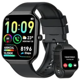 Produktbild: Togala Smartwatch Damen Herren mit Telefonfunktion, 1,96