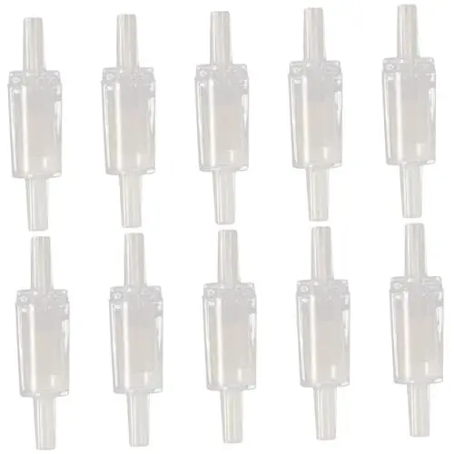 Produktbild: TOGEVAL Absperrventile Für Aquarium-luftpumpen 10-teiliges Set 4 5 Mm Rückschlagventile Weiße Farbe Installieren