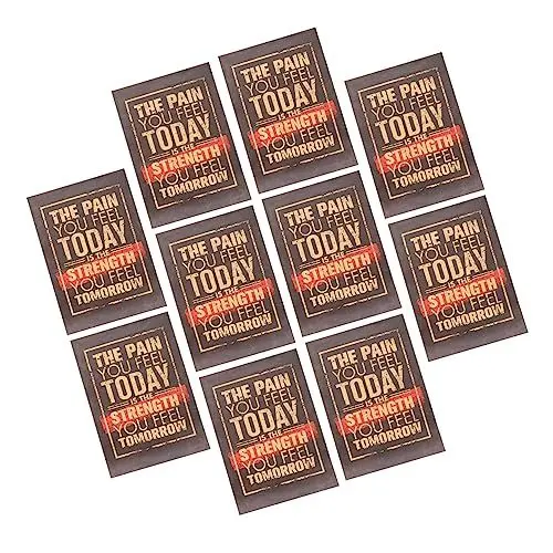 Produktbild: TOGEVAL Inspirierende Wanddekoration 10 Stück Motivierende Postkarten Zitate Inspirierende Drucke