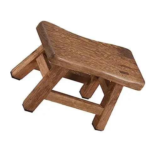 Produktbild: TOGEVAL 1Stk Kinderhocker kindermöbel sitzhocker Kinder kindersitz für Kinder Chair Stool Haushaltsmöbel Töpfchen Hocker Tritthocker für Kinder Hocker für zu Hause Wenge Light Brown