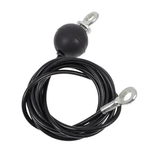 Produktbild: TOGEVAL 25 Meter Stahl Drahtseil Für Fitnessgeräte Hochwertiges DIY Seilzug Kabel Für Heimtraining Robustes Gym Kabel Aus PU Beschichtetem Stahl Für Effektives Krafttraining