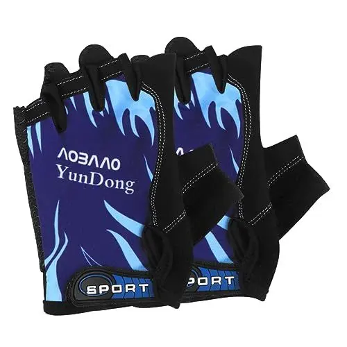 Produktbild: TOGEVAL Fitnesshandschuhe Sport Halbfingerhandschuhe Herren Fahrradhandschuhe Atmungsaktiv Und Elastisch