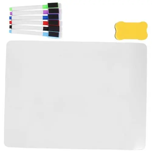 Produktbild: TOGEVAL Magnetische Whiteboard Trocken Abwischbar Whiteboard Für Büro Klassenzimmer Für Schüler Weißes Trocken Abwischbares Board Klein
