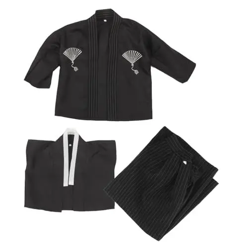 Produktbild: TOGEVAL 1 Set Kimono Traditionelle Kleidung Japanisches Kimono Kostüm Kimono Für Kinder Bequemer Japanischer Kimono Für Jungen Japanisches Kostüm Japanischer Stil Kimono