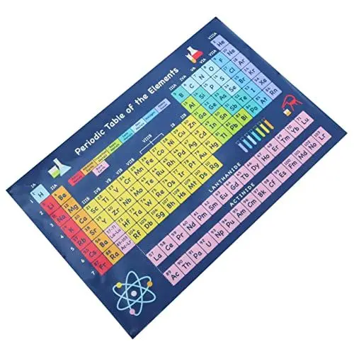 Produktbild: TOGEVAL Chemie-tabellen-lernposter 1 Stück Wanddekoration Poster 101 6 X 152 4 Cm