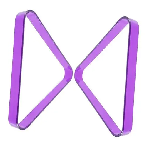Produktbild: TOGEVAL 2stücke Billardkugelhalter Aus Pc-Material Dreieckiger Billardrahmen Pool-Rack Mini-Billard-Organizer Billard-stativ-Rack Für Oder Club