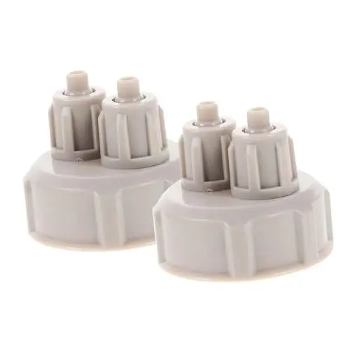 Produktbild: TOGEVAL Umweltfreundliche Co2 System 2 Stücke Flasche Kappe Fisch Tank Pflanze Wachstum Luft Diffusor