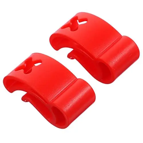 Produktbild: TOGEVAL 2pcs Clip Disc Träger Clip für Sport Tragbare Disc Clamp Outdoor Spielzeug Zubehör Rot