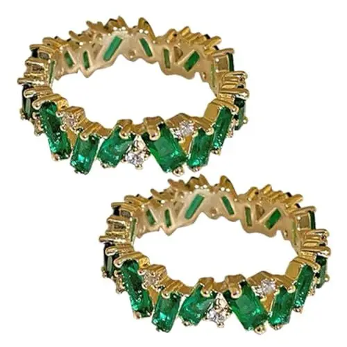Produktbild: TOGEVAL Verlobungsrin Ring Schmuck Damen 2 -ringe, Verstellbar, ring, Damenschmuck, Minimalistische Ringe Für Frauen