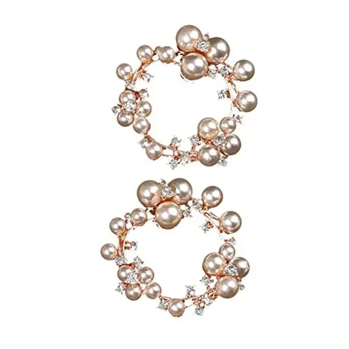 Produktbild: TOGEVAL Elegante Schuhclips Mit Strasssteinen Für Damen Schnallen-stil Schmuck-schuhclips Für Hochzeitsdekoration