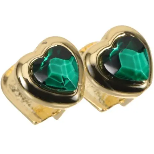 Produktbild: TOGEVAL Zahn-edelstein-set Für Cosplay 2 Stück Goldfarben Herzförmige Dekorative Grillzähne Für Erwachsene