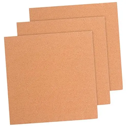 Produktbild: TOGEVAL 3 Stück Wand Korktafel Set Foto Display Erinnerungs Pinnwand Haushalts Korktafel 30 x 40 Cm Naturkork Inkl Pins