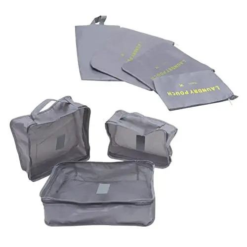 Produktbild: TOGEVAL Taschenaufbewahrungs-Organizer 7-teilig Packwürfel Für Koffer Reiseaufbewahrungstasche Komprimierte Einzelpackung