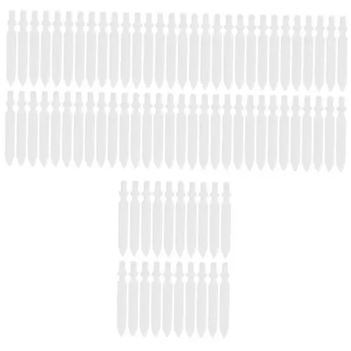 Produktbild: TOGEVAL 80 Stk Markierungsstiftspitze Acryl löschbare Stifte Markierungen Planke Malstift Ersatzteile Ersatzspitzen für Farbstifte Klassenzimmerzubehör nachfüllbarer Lackstift Nylon Weiß