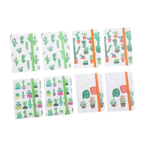 Produktbild: TOGEVAL 8St Kaktus Notizbuch kleine Notizbücher praktische Notizblöcke kleiner Notizblock schreibutensilien write board notebook Notizbuch für Studenten kleiner Terminplaner Papier Green